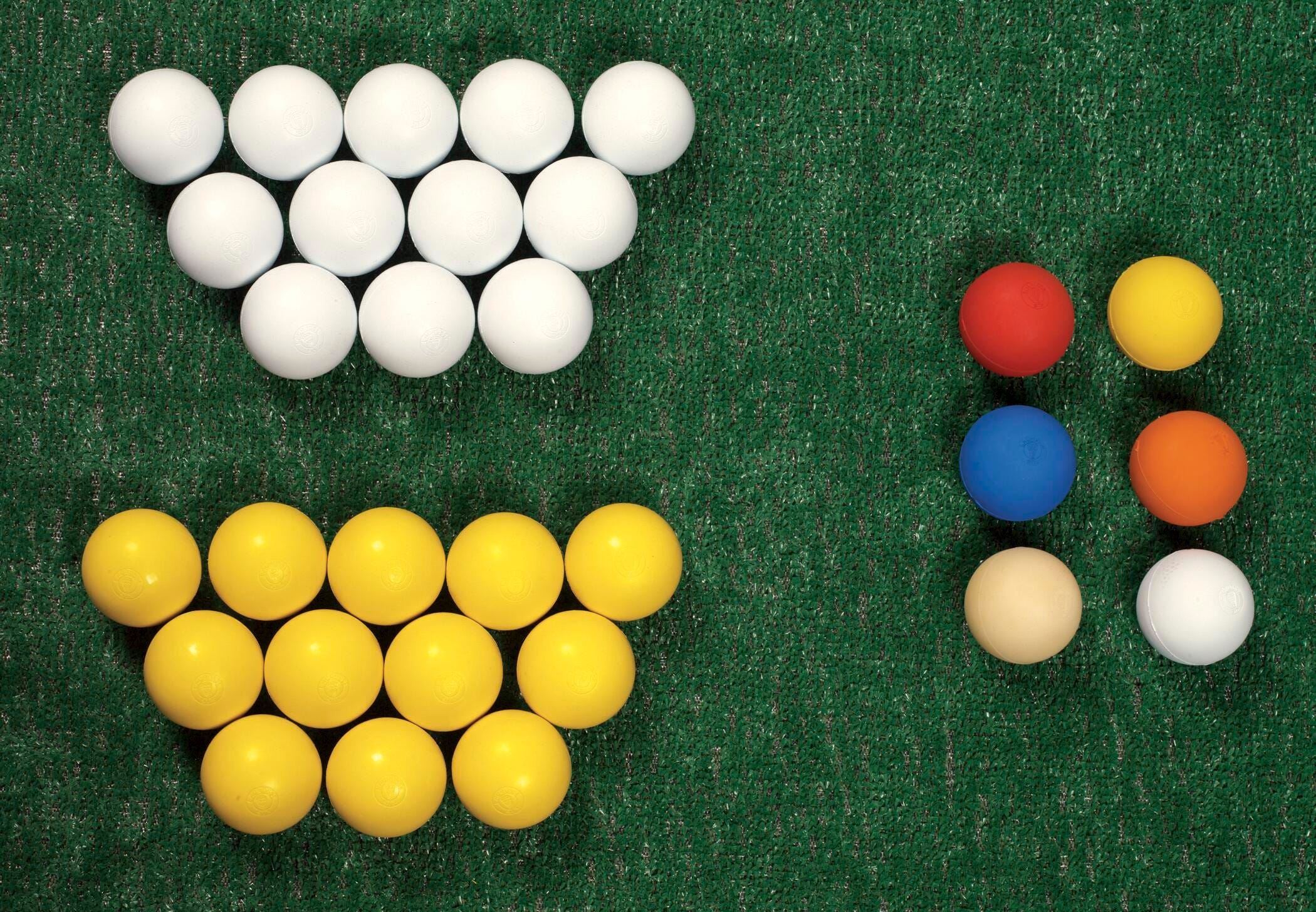 Image for Champion Sports Official NFHS Lacrosse Balls, White, Pack of 12 from School Specialty